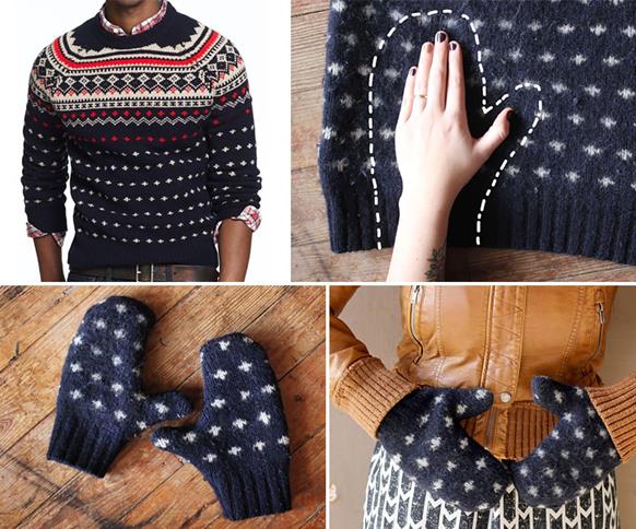 Foto: http://www.handimania.com/sew/warm-sweater-mittens.html