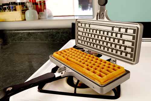 tastiera waffle