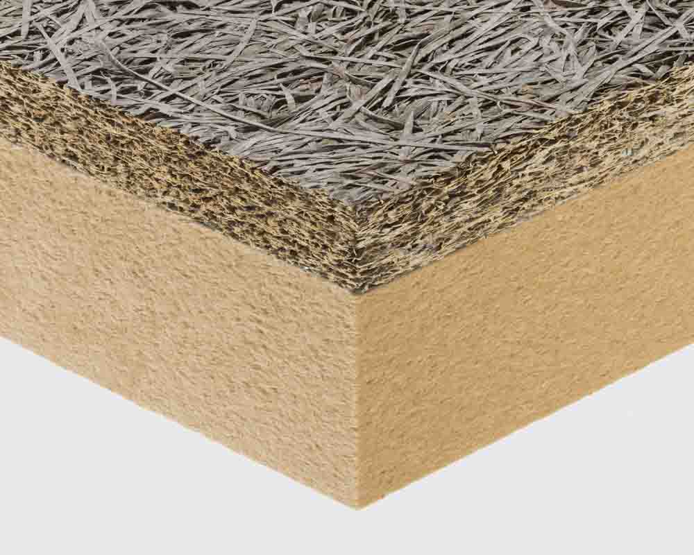 fibra di legno sezione