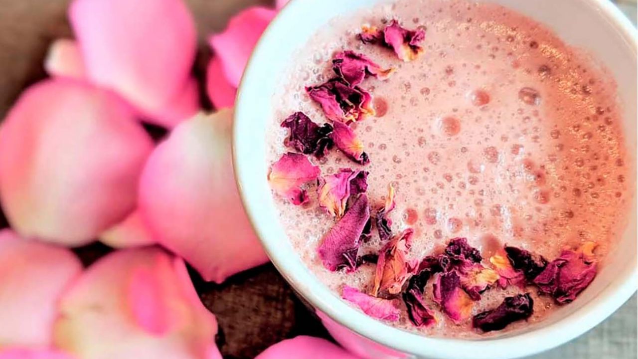 moon milk rosa