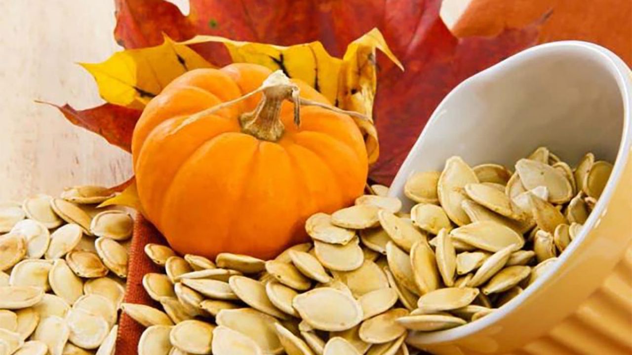 semi di zucca e aglio
