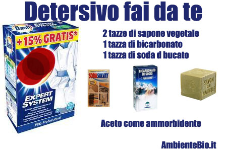 Detersivo lavatrice fai da te
