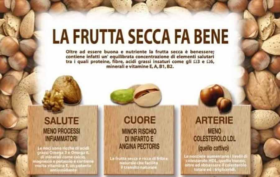 Frutta secca oleosa per restare in salute Ambiente Bio