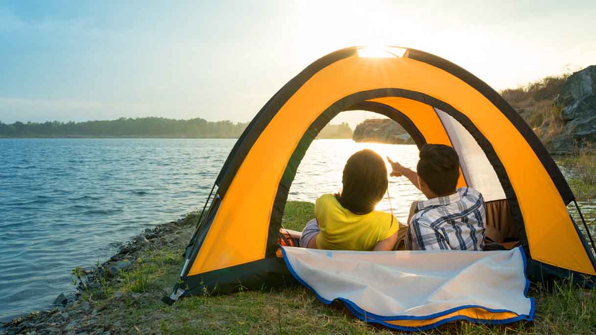 estate in tenda campeggio