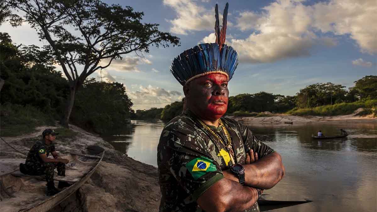 brasile amazzonia incendi difensore della terra