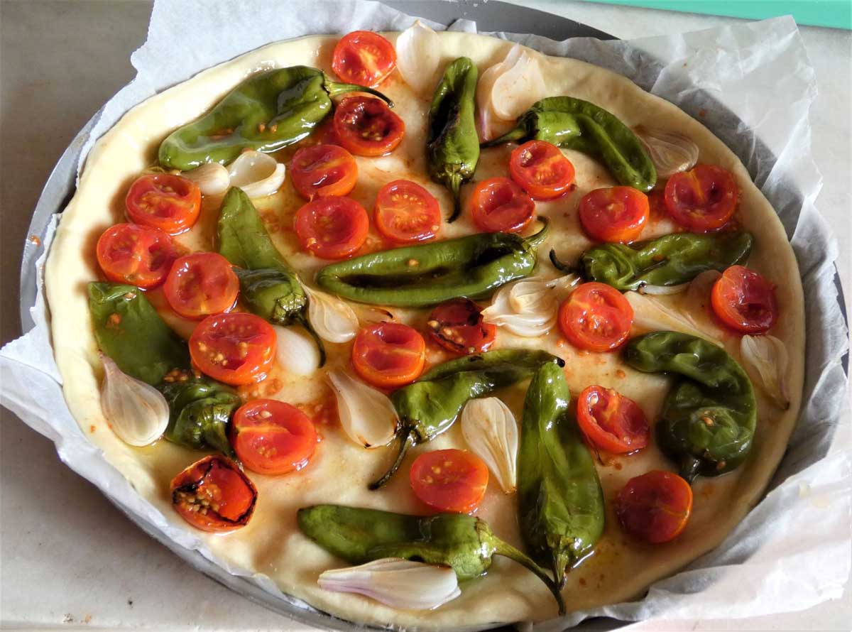 focaccia tricolore