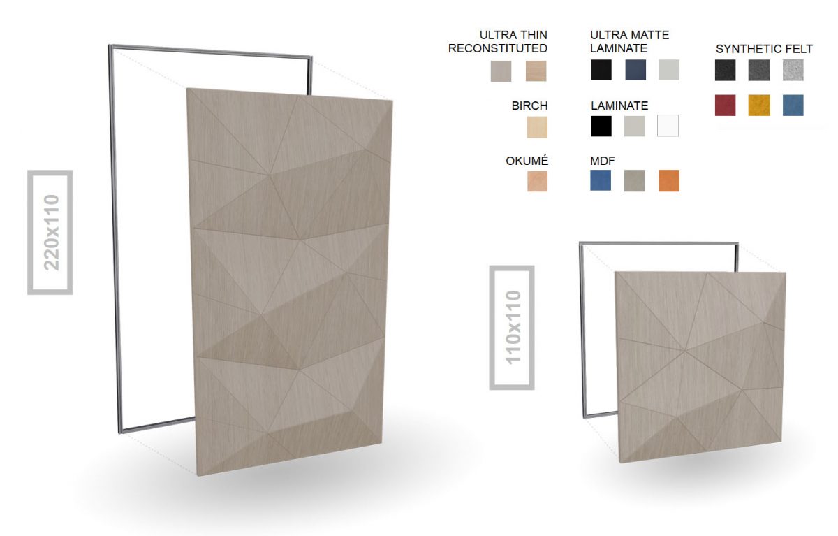 Wood-Skin: fold panels wood skin
