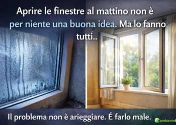cambiare aria al mattino