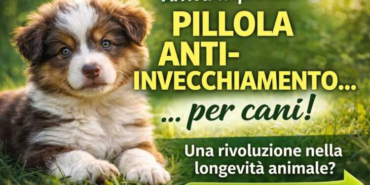 pillola anti-invecchiamento per cani
