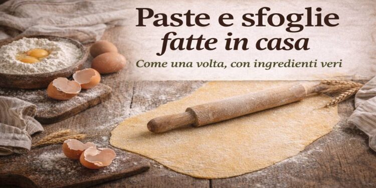 paste e sfoglie fatte in casa naturali