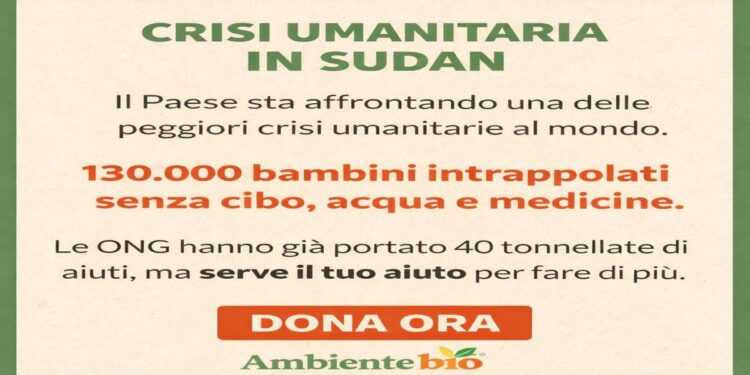 sudan crisi umanitaria