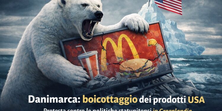protesta boicottaggio danimarca USA