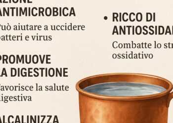 bere da tazza di rame