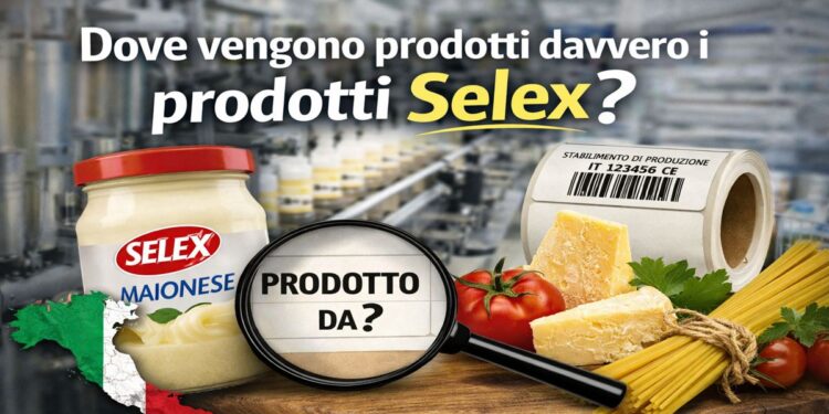 prodotti a marchio selex dove vengono prodotti