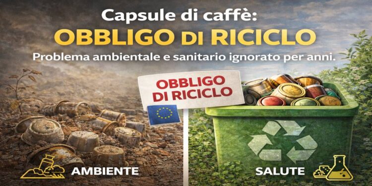 capsule caffè obbligo di riciclo