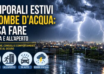 temporali estivi bombe acqua