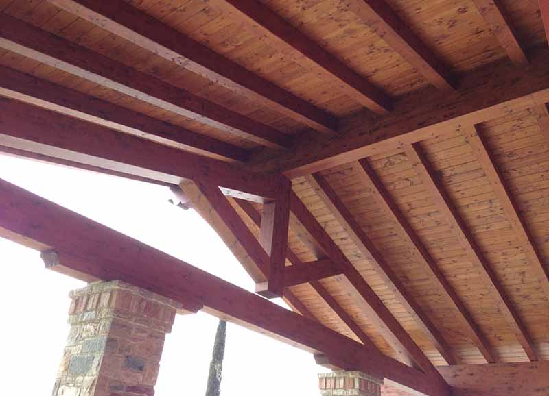 tetti in legno lamellare